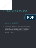 Response To EOI