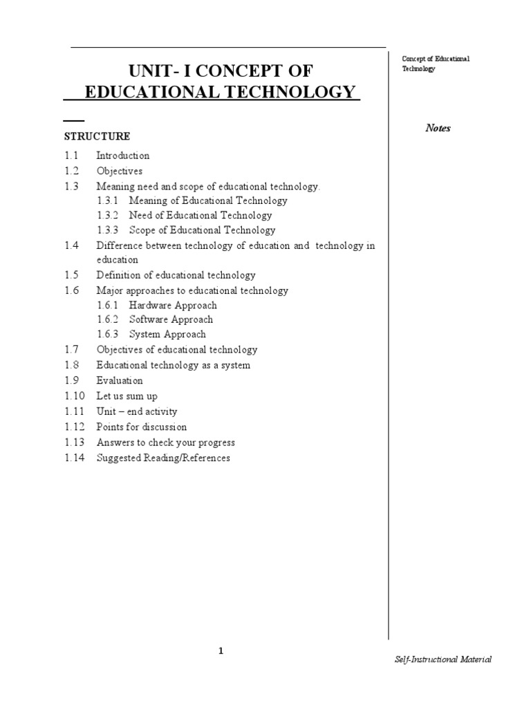 Understanding Educational Technology Concepts Pdf Educational