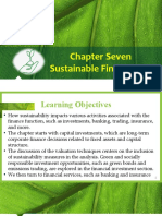 Chapter Seven - Sustainable Finance