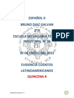 Bruno Diaz Galvan - 2F - Español II - Quincena 8 - Cuentos Latinoamericanos
