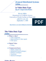 COMP 249 Advanced Distributed Systems Video Data Type Coding Basics