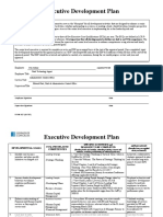 SAMPLE Executive Development Plan