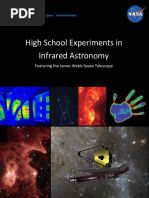 High School Experiments in IR Astronomy