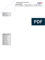 Input Data Sheet For E-Class Record: Region Division School Name School Id School Year