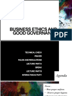 Business Ethics and Good Governance