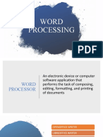 Emp Tech Lesson 3 - Word Processing