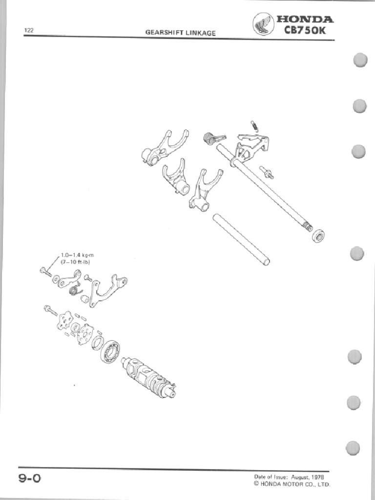 1982 HONDA CB750 SERVICE MANUAL PDF visual data 7
