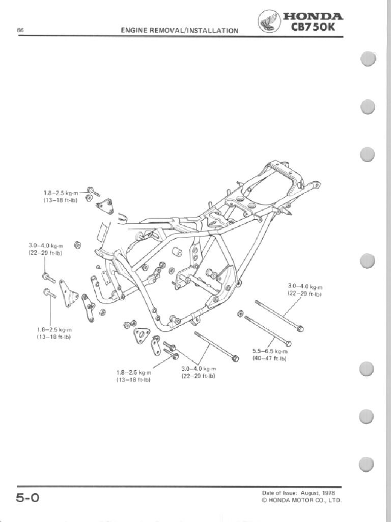 1981 HONDA CB750 SERVICE MANUAL PDF visual data 6