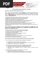 Values Ed Summative Test | PDF