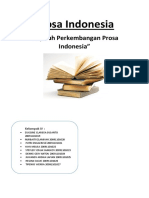 Sejarah Perkembangan Prosaa Indonesia (KELOMPOK IV)