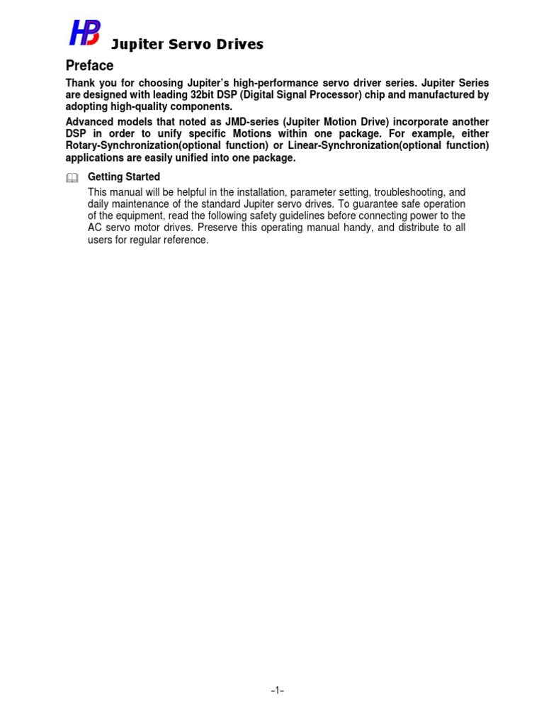 Manual of Jupiter Drive V.01 | PDF | Rectifier | Electric Motor