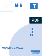 Yamaha T8 Owner's Manual (En)