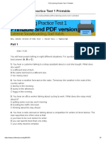 FCE Listening Practice Test 1 Part 1 and 2