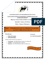 Sujet Evaluation Des Couts de Réalisation D'un Gazoduc Cas ENAC Filiale SONATRACH