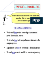Chapter 6: Empirical Modelling: True/False Questions Data Time Easy Very