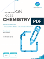 Group 1 (Alkali Metals) - Lithium, Sodium, Potassium MS