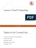 Mobile Cloud Computing: Seminar On