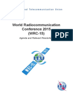 WRC-15 Agenda and Resolutions