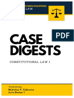 Philippine Constitutional Law Case Digests