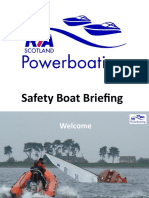 RYA Safety Boat Briefing With Notes and Animation