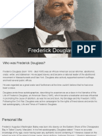 Frederick Douglass: Pecheanu Cosmin, Studii Americane