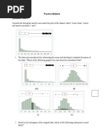 Practice Midterm Questions 1 and 2