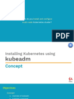 Install and configure multi-node Kubernetes cluster using kubeadm