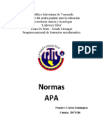 Normas APA Informe