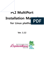 PCI MultiPort Linux Driver Installation Guide