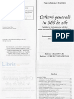 Cultura Generala in 365 de Zile - Pedro Gomez Carrizo