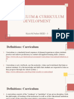 Teacher and School Curriculum College Course