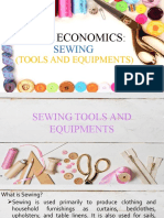 Learn essential sewing tools and equipment for garment construction
