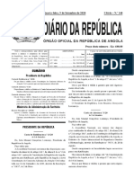 D.R Estatuto Governo Provincial Do Namibe (Actualizado)