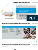 Manual HP Deskjet Multifuncional Advantage 2136