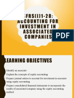 SF RS (I) 1-28: Accounting For Investment in Associated Comp Anies