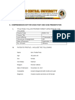 A. Comprehensive NCP For Case Study and Case Presentation I