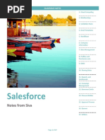 Salesforce: Notes From Siva