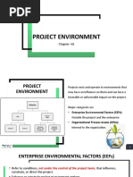 PMBOK Chapter 2-3 Project Environment and PM Role