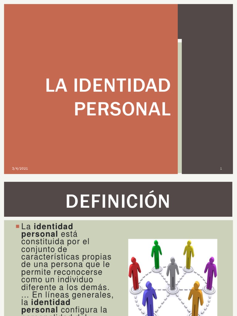 Definición y Tipos de Identidad Personal | PDF | Grupo social | Ciencia ...
