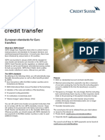 Sepa Credit Transfer: European Standards For Euro Transfers