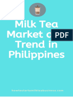 Milk Tea Market and Trend in Philippines