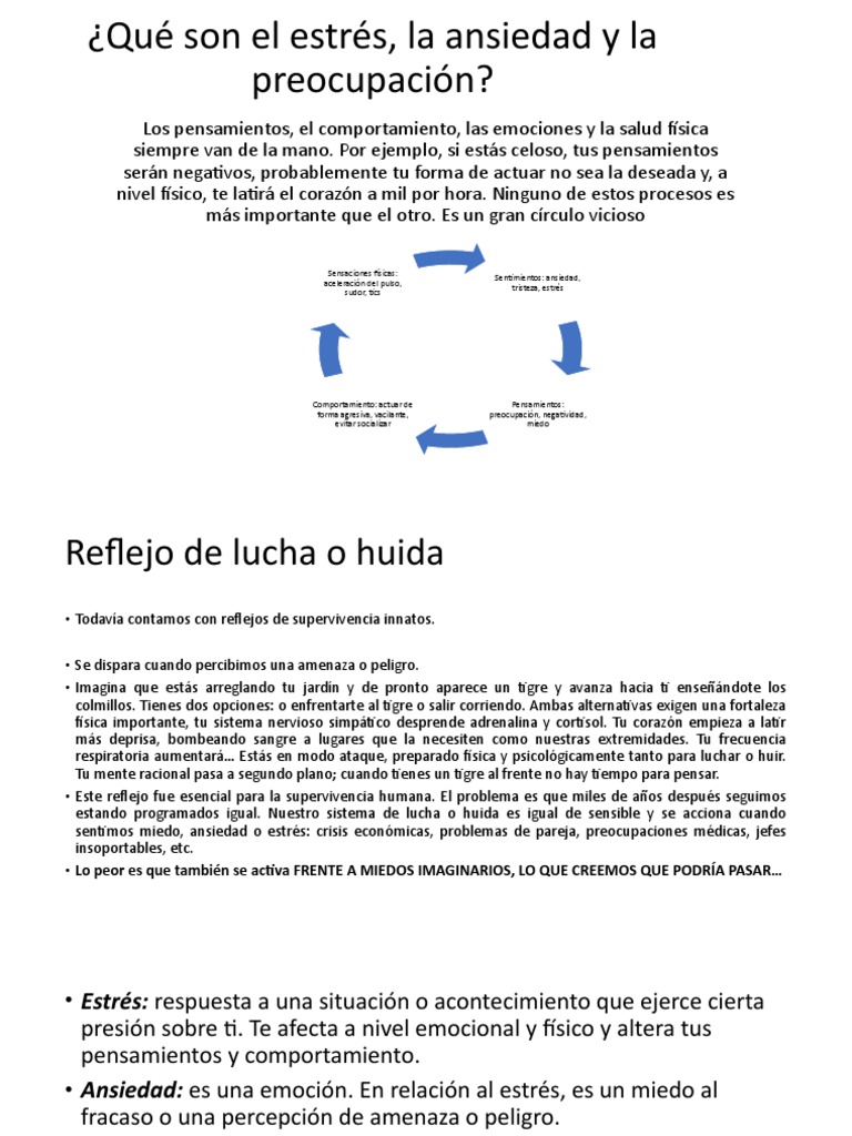 Ejercicios para manejar la ansiedad | PDF | Estrés (biología) | Ansiedad
