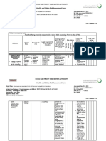 DUBAI ELECTRICITY AND WATER AUTHORITY HEALTH AND SAFETY RISK ASSESSMENT