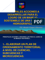 Soluciones de La Problematica en El Manejo y Gestion de Cuencas