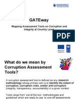 Gateway: Mapping Assessment Tools On Corruption and Integrity at Country Level