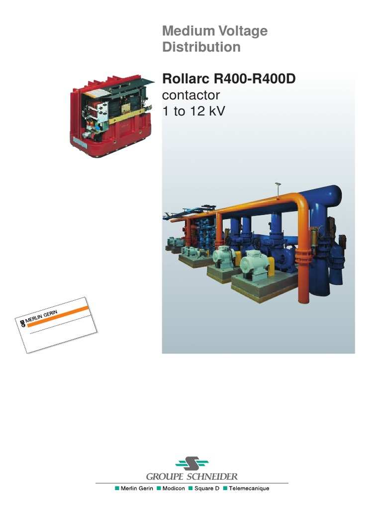 Rollarc R400/R400D Contactor Overview | PDF | Fuse (Electrical) | Relay