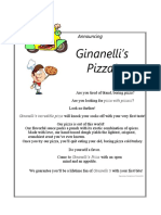 Ginanelli's Pizza!: Announcing
