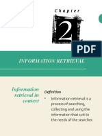 IMD213 Week 4 - Information Retrieval