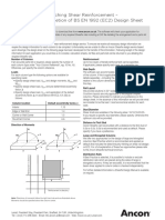 Ancon Shearfix Punching Shear Reinforcement - Guidance For Completion of BS EN 1992 (EC2) Design Sheet