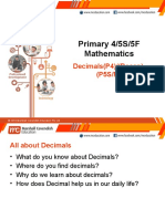 Chapter 10 Decimals P4 Mathematics
